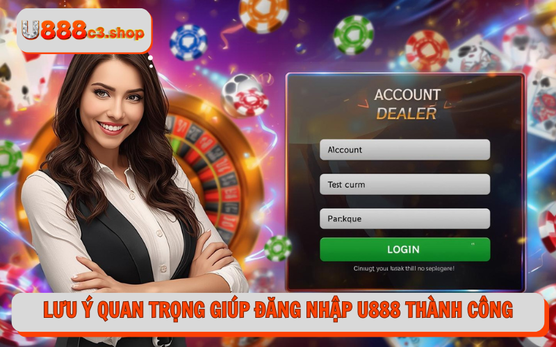 Lưu ý quan trọng giúp đăng nhập U888 thành công