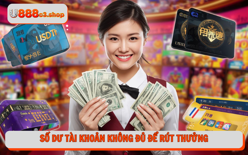 Số dư tài khoản không đủ để rút thưởng